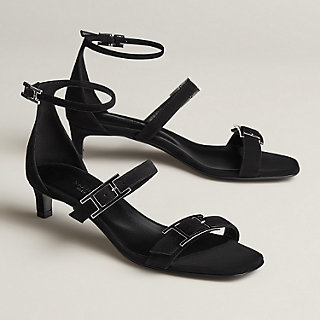 Liv 40 sandal - Black | Hermès USA